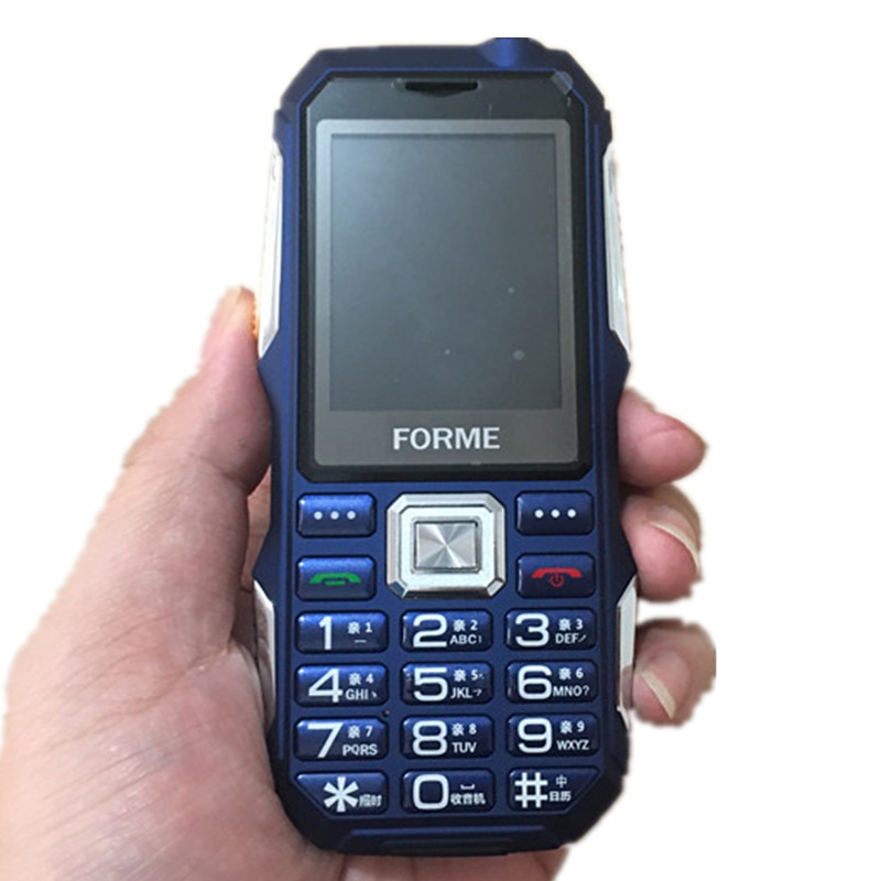 Fp01 mobiele telefoon powerbank 2.4 " luidspreker zaklamp  mp3 1200 mah schokbestendig stofdichte buiten robuuste mobiele telefoon
