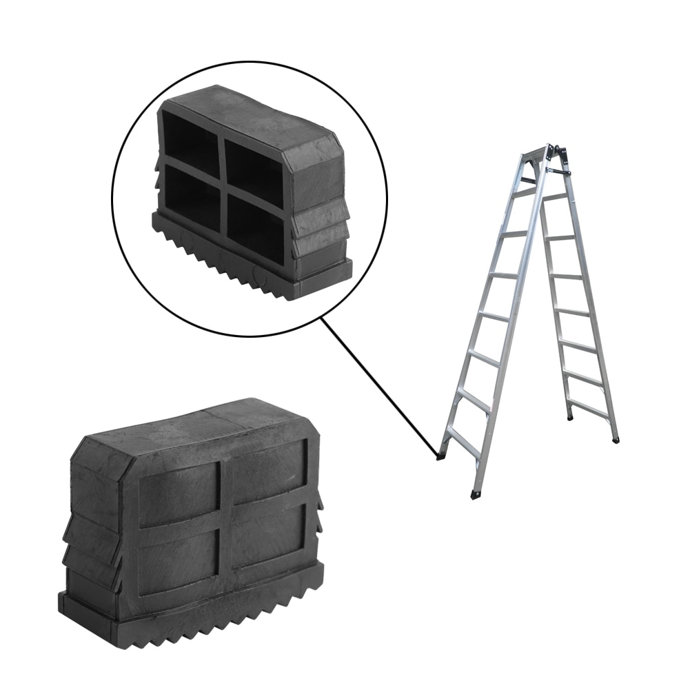 2 Stks/paar Home Rubber Ladder Voeten Antislip Vervanging Stap Ladder Voeten Rubber Grip Kussen Voet Mat Kussen Zool Cover gereedschap