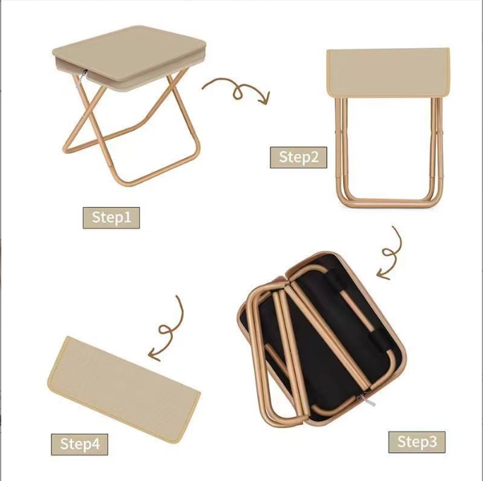 Utomhus hopfällbar pall campingstol/* parkpall picknick liten mazar fiskestol bärbar liten bänk hopfällbar stol