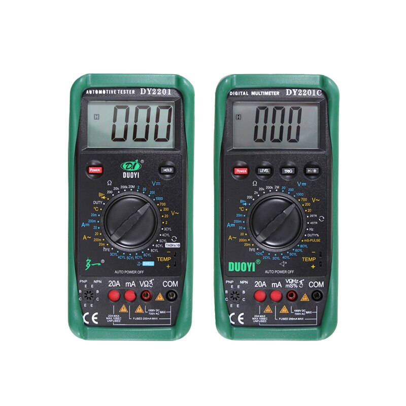 Car Multimeter One More Digital Multimeter Repair Car Auto Repair DY2201C Repair ABD Digital Display Full Automatic