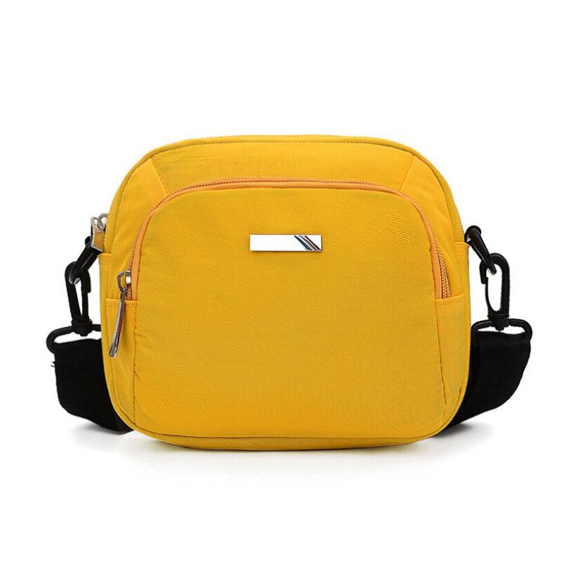 Cell Phone Purse Oxford Mini Crossbody Bag Smartphone Zipper Pouch: yellow
