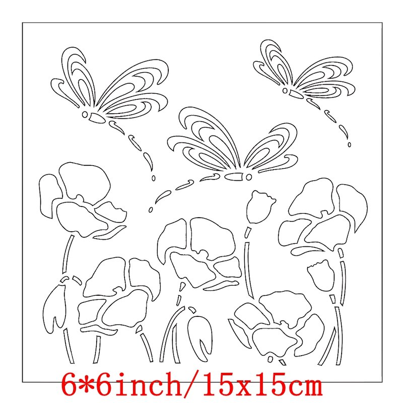 Keep Calm And Love Clock plantilla para álbum de recortes de bricolaje grabador de relieve para tarjetas de papel plantillas artesanales decorativas hechas a mano hoja de dibujo: MB0016E1