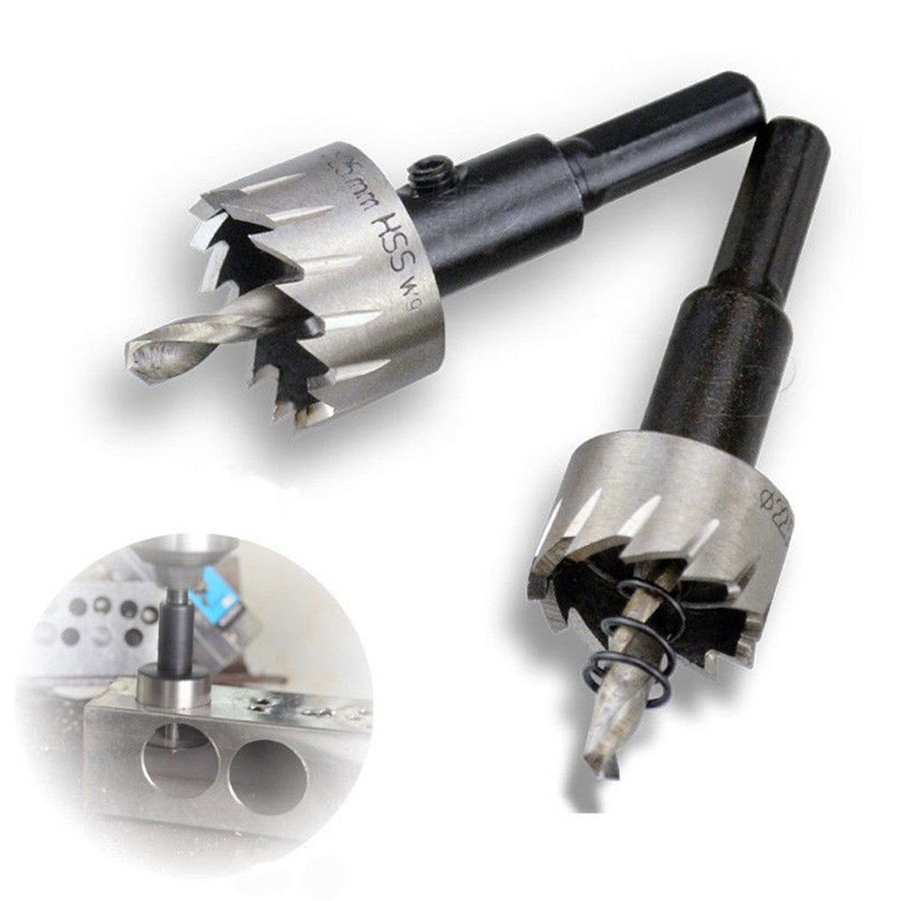 Hss Sheet 6542 Metal Reamer 7Mm Handle High Speed Steel Drill 5Pcs Thin Plate Reamer 16-30Mm Metal Reamer