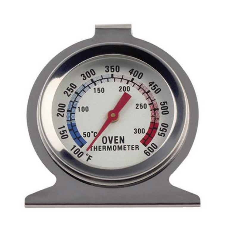 1Pcs Voedsel Vlees Temperatuur Stand Up Dial Oven Thermometer Rvs Gauge Gage Grote Diameter Wijzerplaat Keuken Bakken Levert