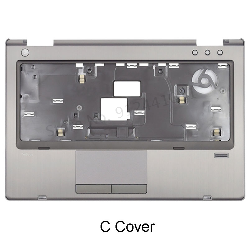 Coque arrière avec repose-paume pour HP Probook, pour modèles 6460B, 6465B, 6470B, 6475B, avec charnières A B, C, D, 684338, 001, 642778, 001,