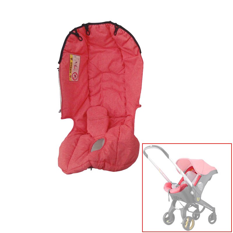 Doona baby sittdyna för 4 in 1 bilstol barnvagn kapell sovkorg sätesmatta kompatibel foofoo doona barnvagnstillbehör: Rosa kudde