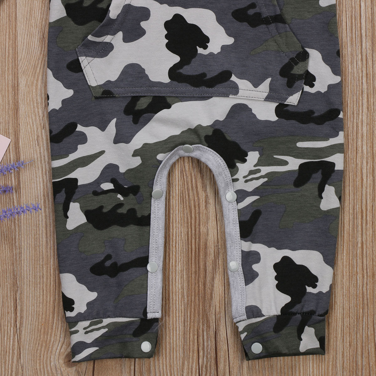 Infant Baby Boy Hooded Camouflage Romper Newborn Baby Camo Long Sleeve Romper Warm Spring Autumn Jumpsuit Outfit Boys 0-24M