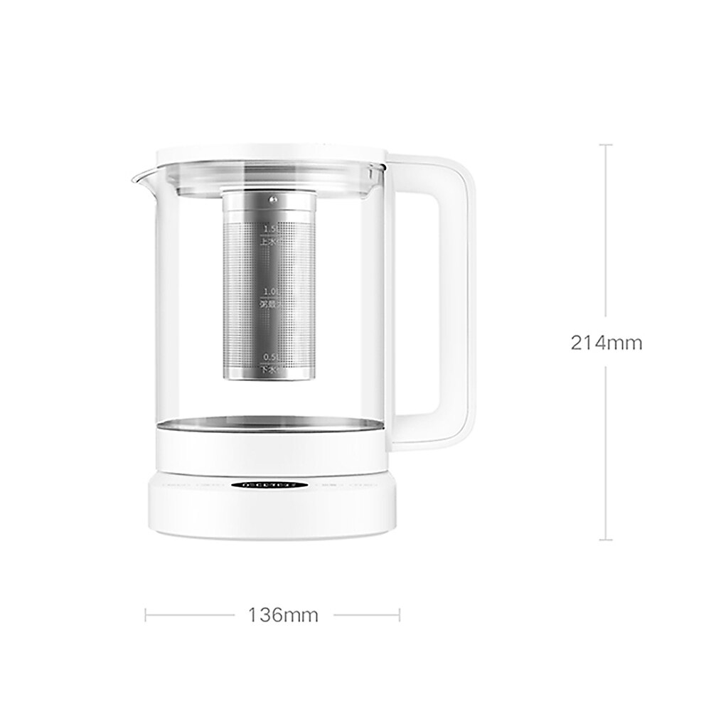 Xiaomi Mijia Smart Multifunctional Health Kettle MYSH0E1ACM Multiple Cooking Modes 304 Stainless Steel And Glass Health Pot
