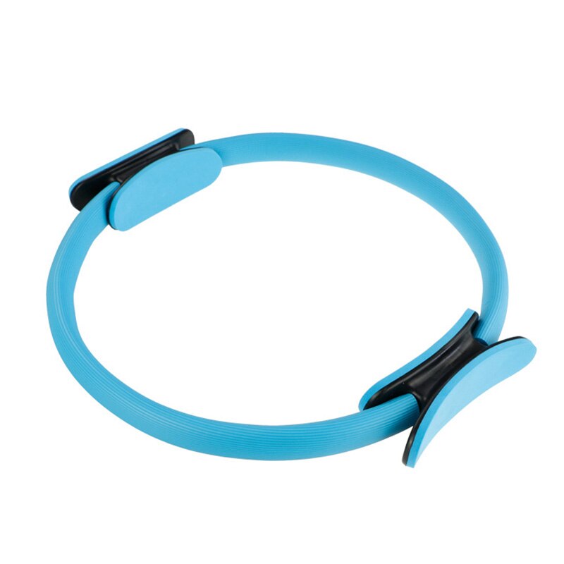 Yoga hoop Magic Circle for home exercises Pilates Fitness ring loop waist arm shape sports accessories workout tools: blue