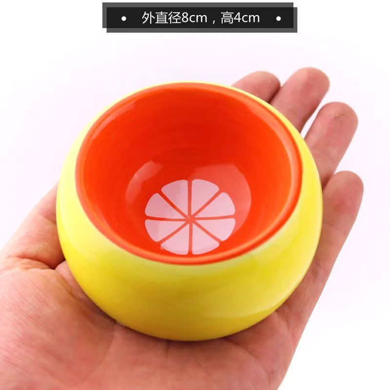 Hamsterin keraaminen syöttökuppi ruokakuppi pieneläinten vesiruoka ruokintakuppi gerbiilille chinchillalle rotta fretti siili: Vaaleanvihreä