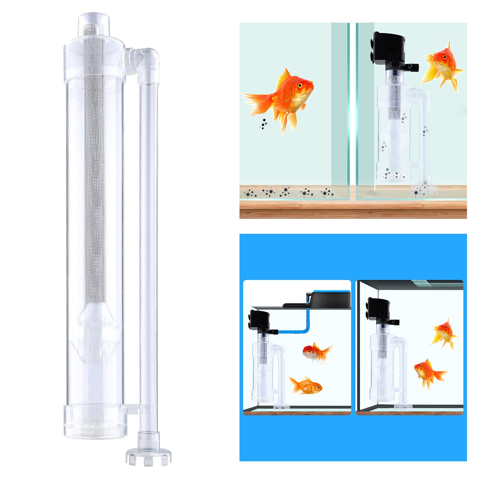 Akwarium wędkarstwo toaleta automatyczna wędka kupa separator ssący 60cm