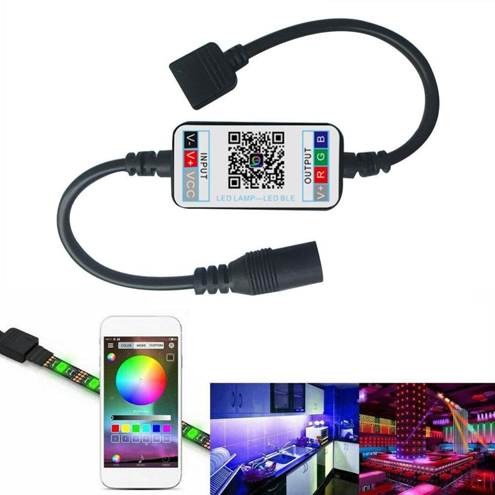 Smart RGB Bluetooth USB LED Remote Controller For 3528 Light Backlight TV Strip 5050 Multicolor RGB Changing L9X6