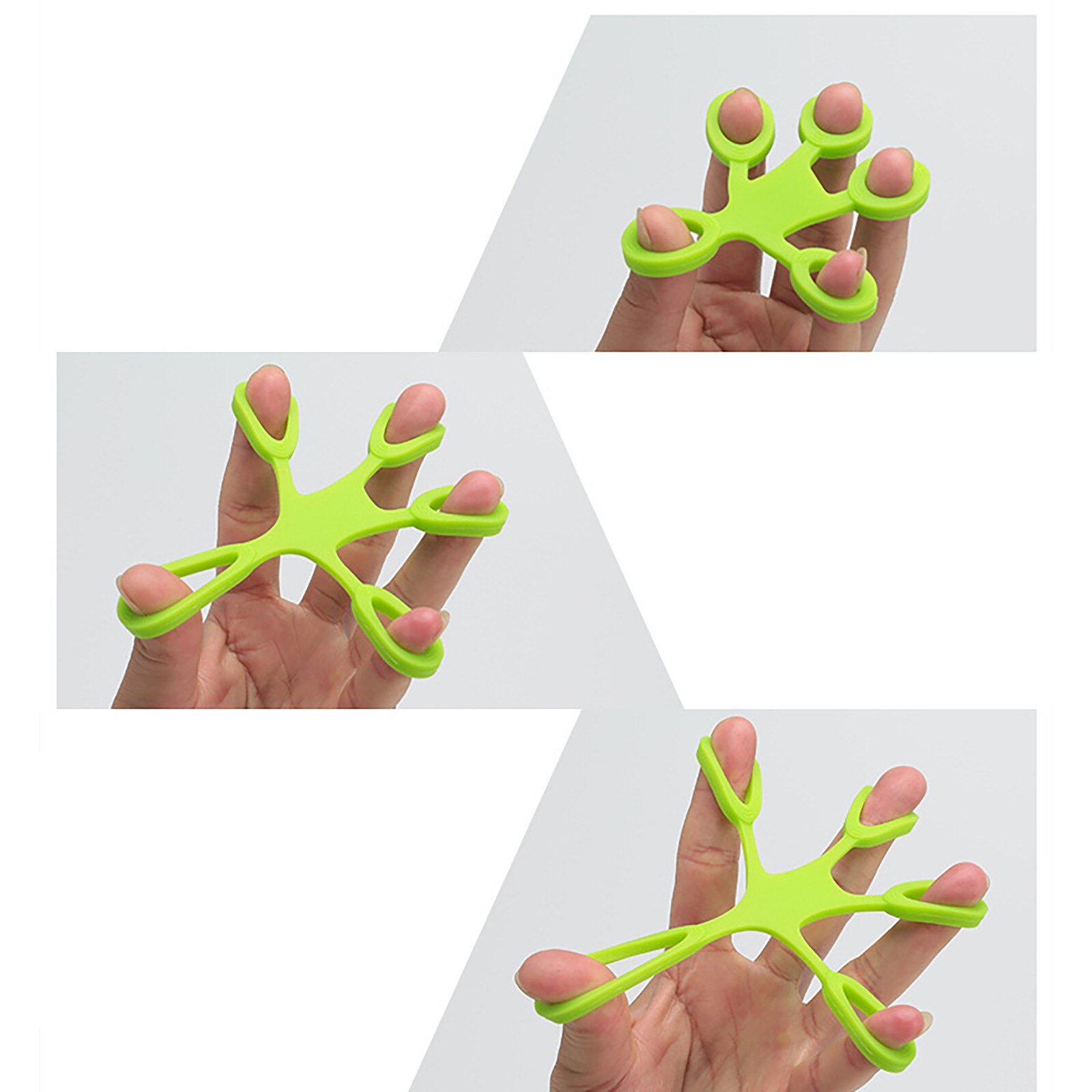 Tragbare Finger Hand Griff Silikon Festigkeit Trainer Ring Greifer Energie Bildung Spielzeug Geeignet Für betonen Linderung Und Anti-Fokus