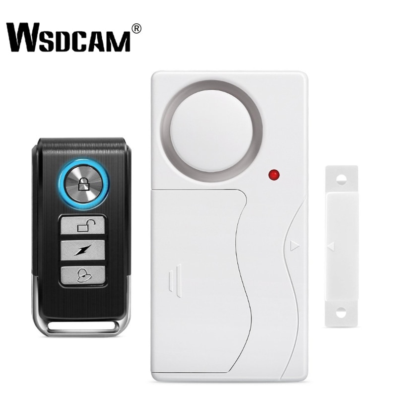 Wsdcam Door Window Alarm Systems Security Home Wireless Alarms Anti-Theft Remote Control Alarm and Host Sensor Door Alarma