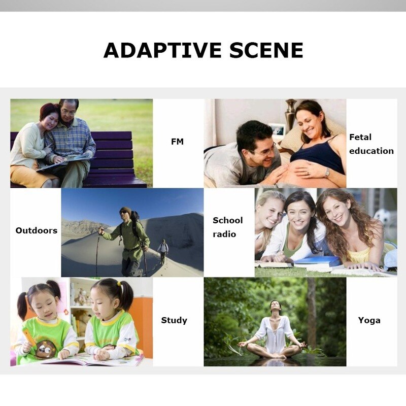 Draagbare Mini Radio Lcd Digitale Pocket Fm Radio -64-108Mhz Fm Ontvanger Retro MP3 Muziekspeler 3.5mm Hoofdtelefoon Speler Hr 727