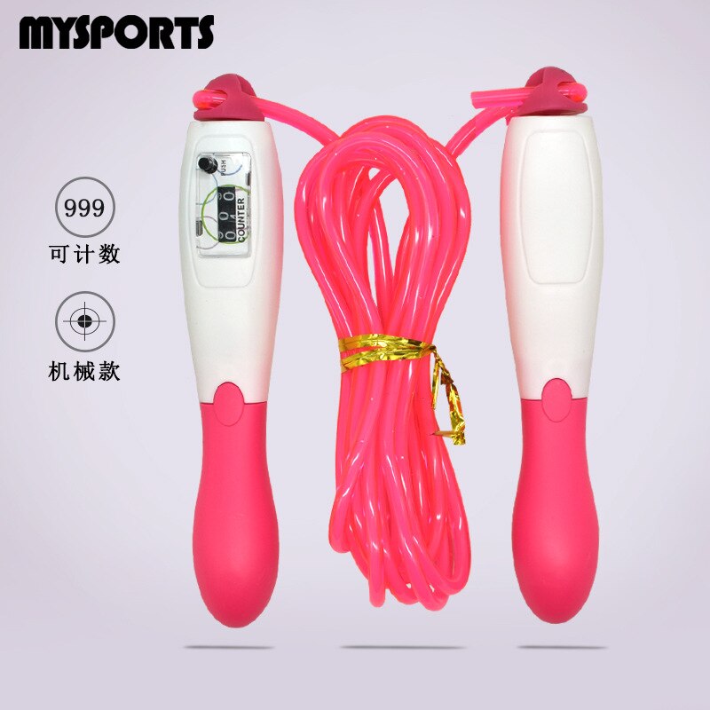 Springtouw Volwassen Teller Fitness Vrouwelijke Jonge Student Kinderen De Academische Test Voor De Junior High School Studenten Beroep: 513 Machinery Count Jump Rope Rose