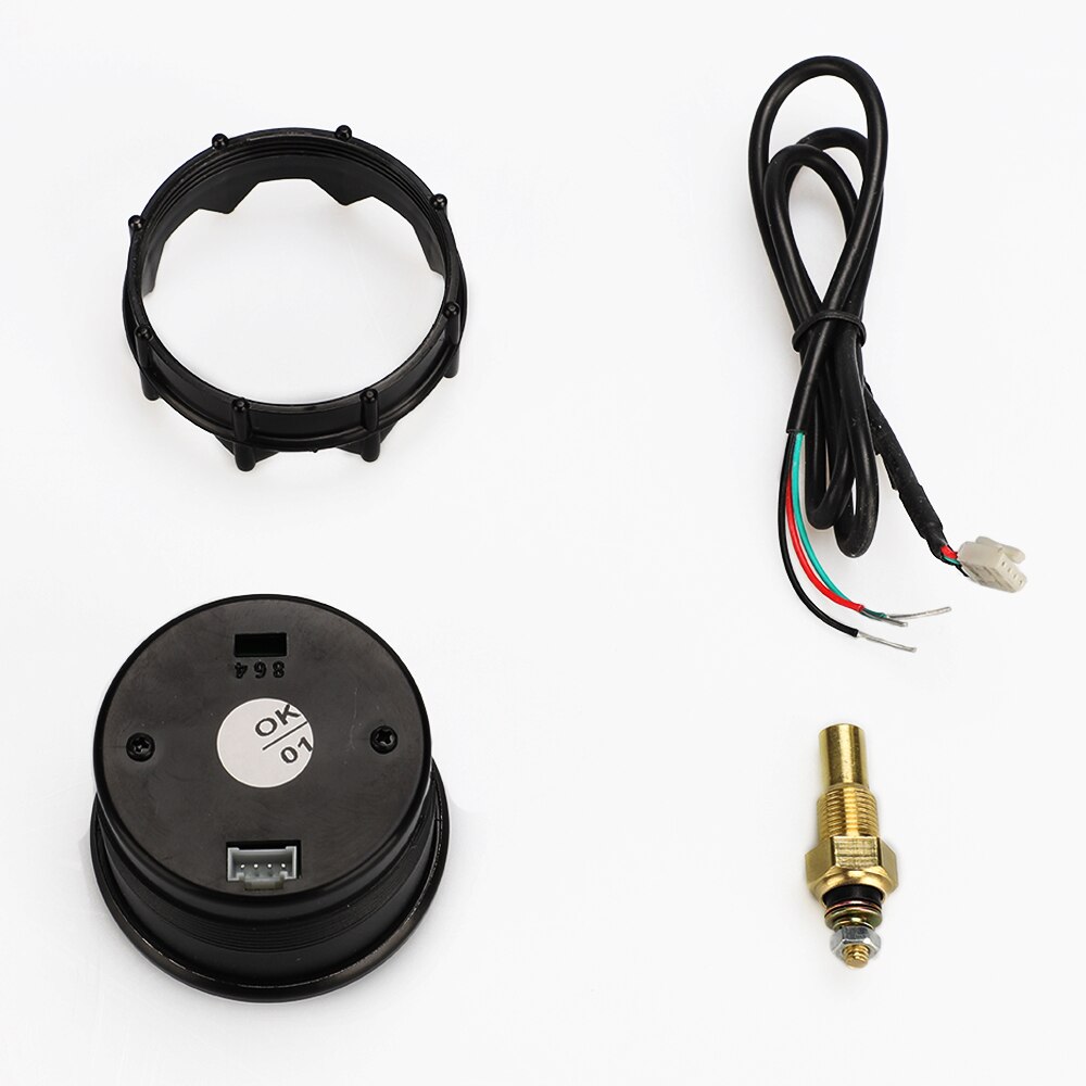 Water Temp gauge 2" 52mm Digital Water temperature gauge Blue LED Car gauge car Fahrenheit Celsius meter with sensor YC101333-F