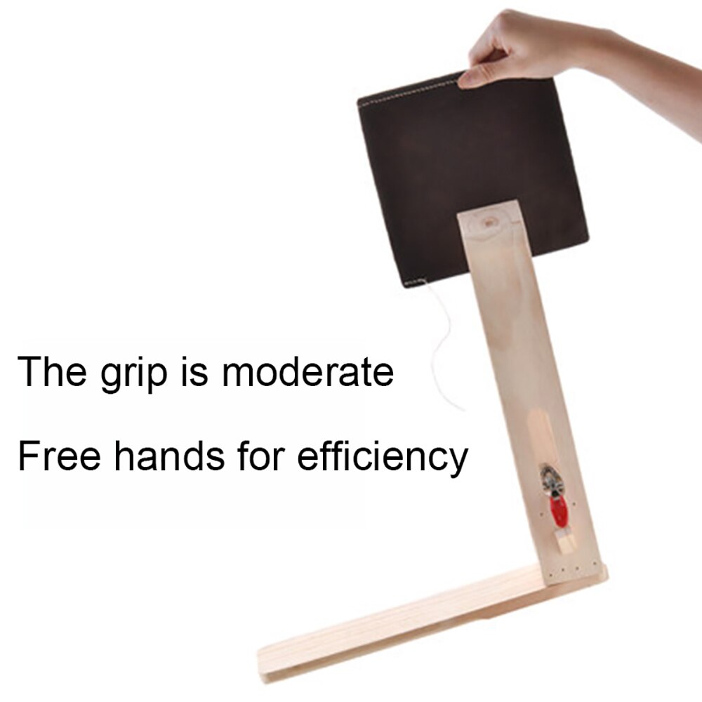 Hout Naaien Gereedschap Lederen Craft Opwaaiveer Diy Hand Tool Set Tafel Desktop Stiksels Vetersluiting Voor Pony Paard Klem Gereedschap