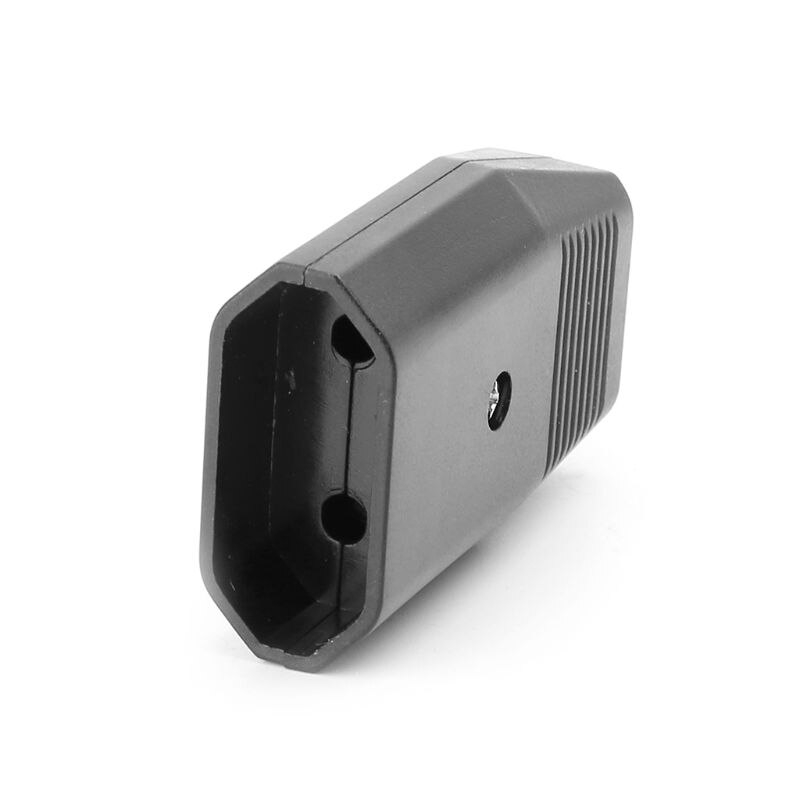 1 Pc European Standard Female Hole Socket Two-pole Power Extension Cord Plug Outlet