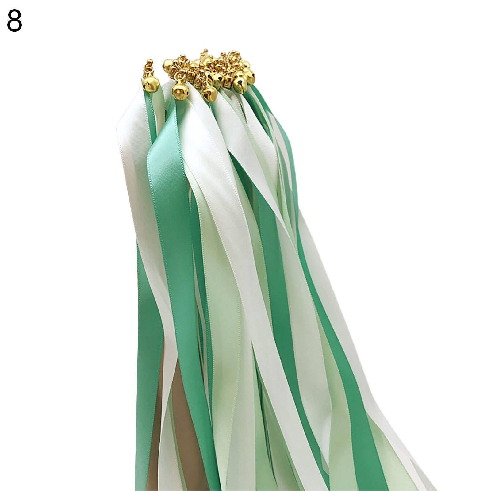 10 stuks handzaam lint met houten stokbel bruiloft feest rekwisieten decoratie interactief hulpmiddel groot goedkoop: 8