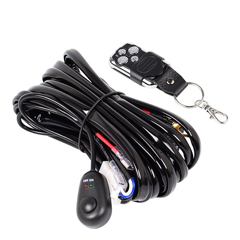 Arnés de cableado para Barra de luz LED todoterreno, Kit de interruptor de Cable para 300w, 240w, 200w, 180w, 150w, 120w, 72w, 4, 12, 20, 22, 32, 42 y 52 pulgadas: Wiring and Remote