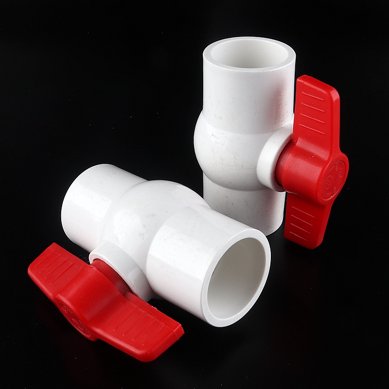 ID 20/25/32/40mm PVC Pipe Ball Valves Water Irrigation System Supply and Drainage Tube Quick Valve Water Pipe Connector Fittings