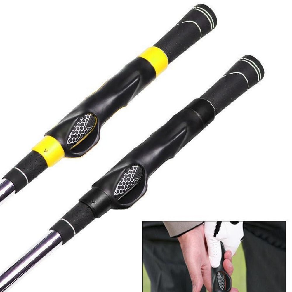 ABS Golf Correction Grip aide à l'entraînement anti-dérapant Golf entraînement poignée dispositif de Correction outil auxiliaire Golf Grip correcteur