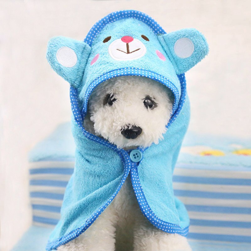 Pet Towel Soft Drying Bath Pet Towel For Dog Cat Puppy Super Absorbent Bathrobes Cleaning Necessary supply Pet Drying Towel: White / S