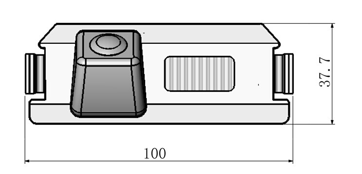 Night Vision Reversing Rear View Camera For Kia Soul Backup Camera CCD RCA NTST PAL Reverse Hole OEM