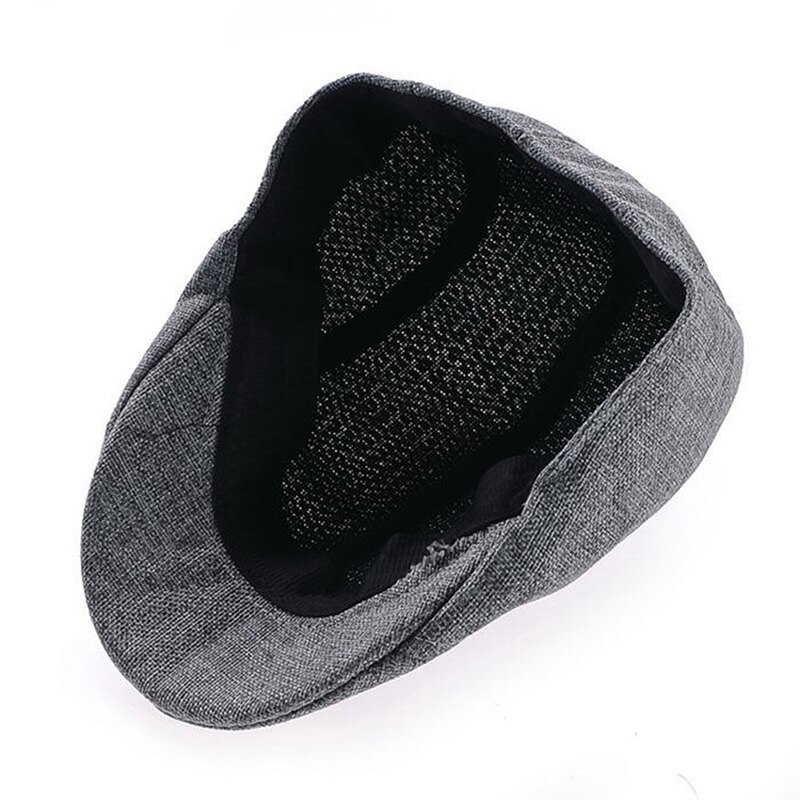 Vintage para hombre de espiga plana tapa alcanzó su punto máximo en sombrero boina Golf sombreros uno tamaño: 5