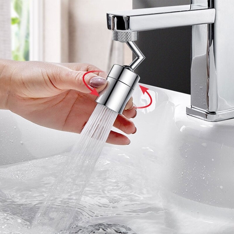360° Universal Kitchen Faucet Anti-splash Aerator Bathroom Tap Rotatable Faucet Sprayer Saving Water Tap Nozzle Extender