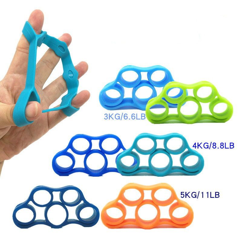 Hand Gripper Silicone Vinger Expander Oefening Handgreep Pols Sterkte Trainer Vinger Uitoefenaar Resistance Bands Fitness