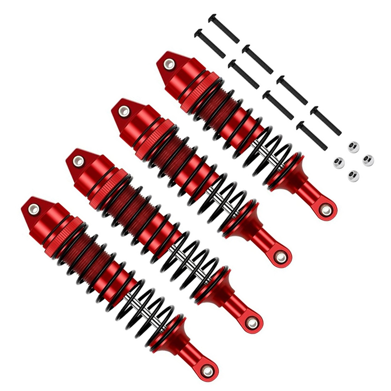 B87B-8X Amortiguador delantero y trasero de metal para Traxxas Slash 4X4 VXL 2WD Rustler Stampede Hoss 1/10 RC Car Upgrades Parts, 1