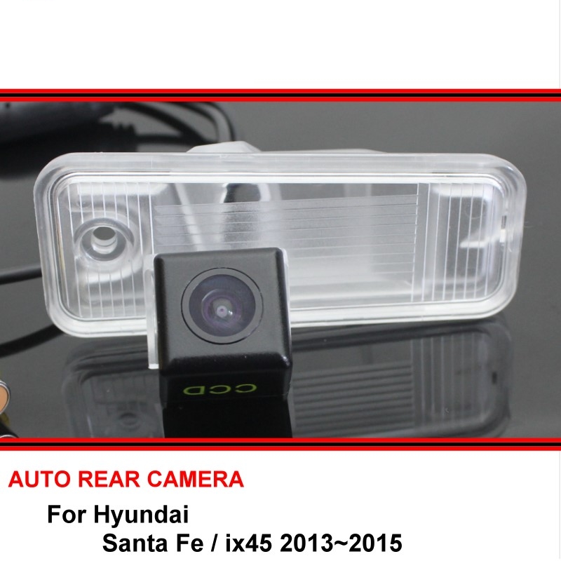 Voor Hyundai Santa Fe ix45 Voor SONY Auto Achteruitkijkspiegel Parking Reverse Backup Achteruitrijcamera HD CCD nachtzicht
