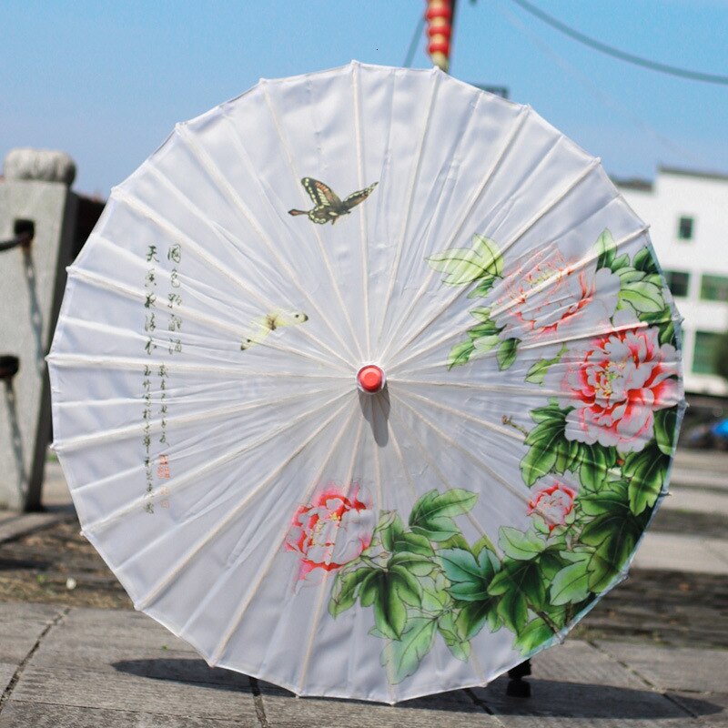 Paraply regn kvinder nedhængt loft dekoration paraply cheongsam antik olieret papir paraply fotografi fotografi parasol: Af tianxiang