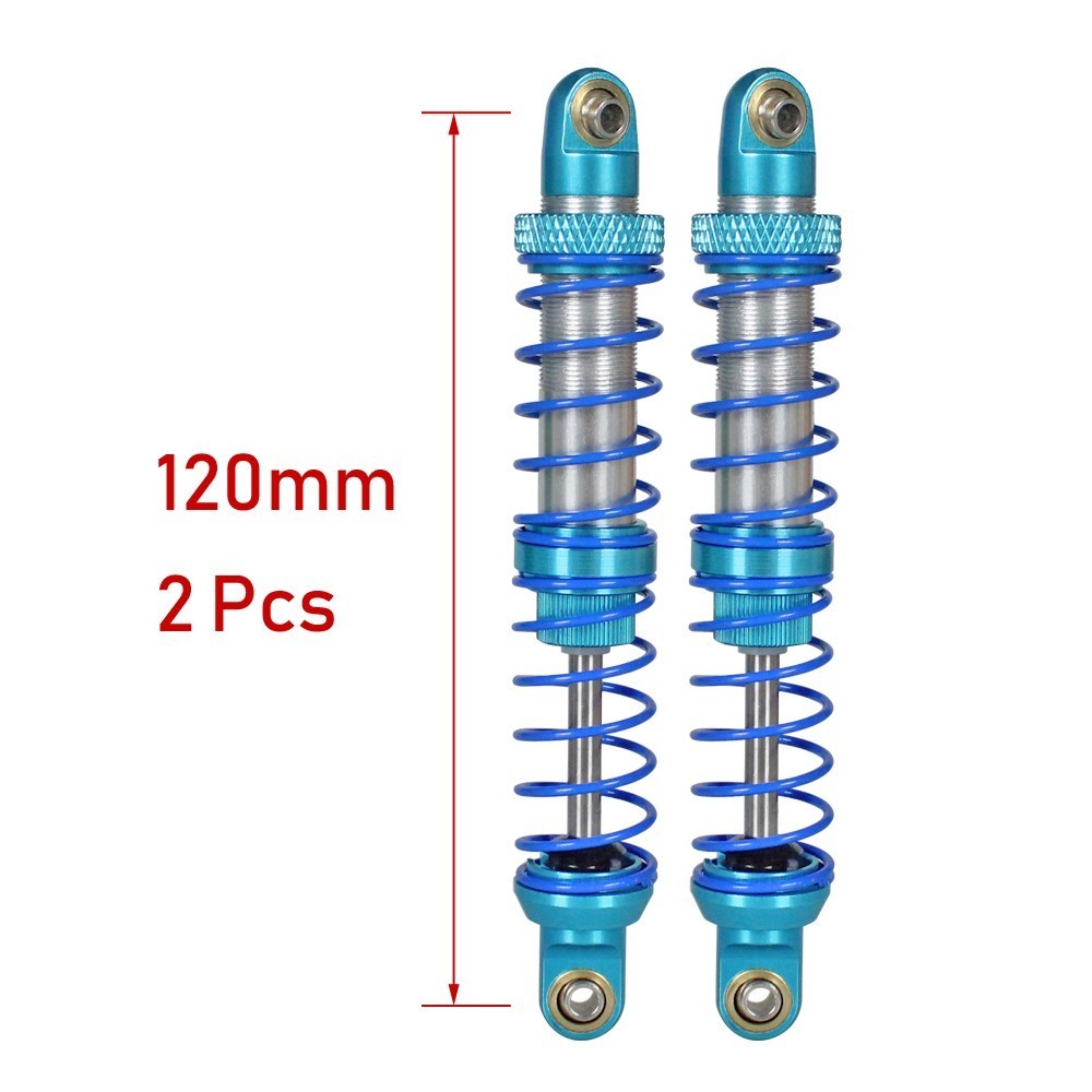 Öl Einstellbare 80mm 90mm 100mm 110mm 120mm Metall Stoßdämpfer Dämpfer Für 1/10 Rc Auto teile Lkw Crawler Axial Scx10 Trx4 D90: 120mm 2pcs