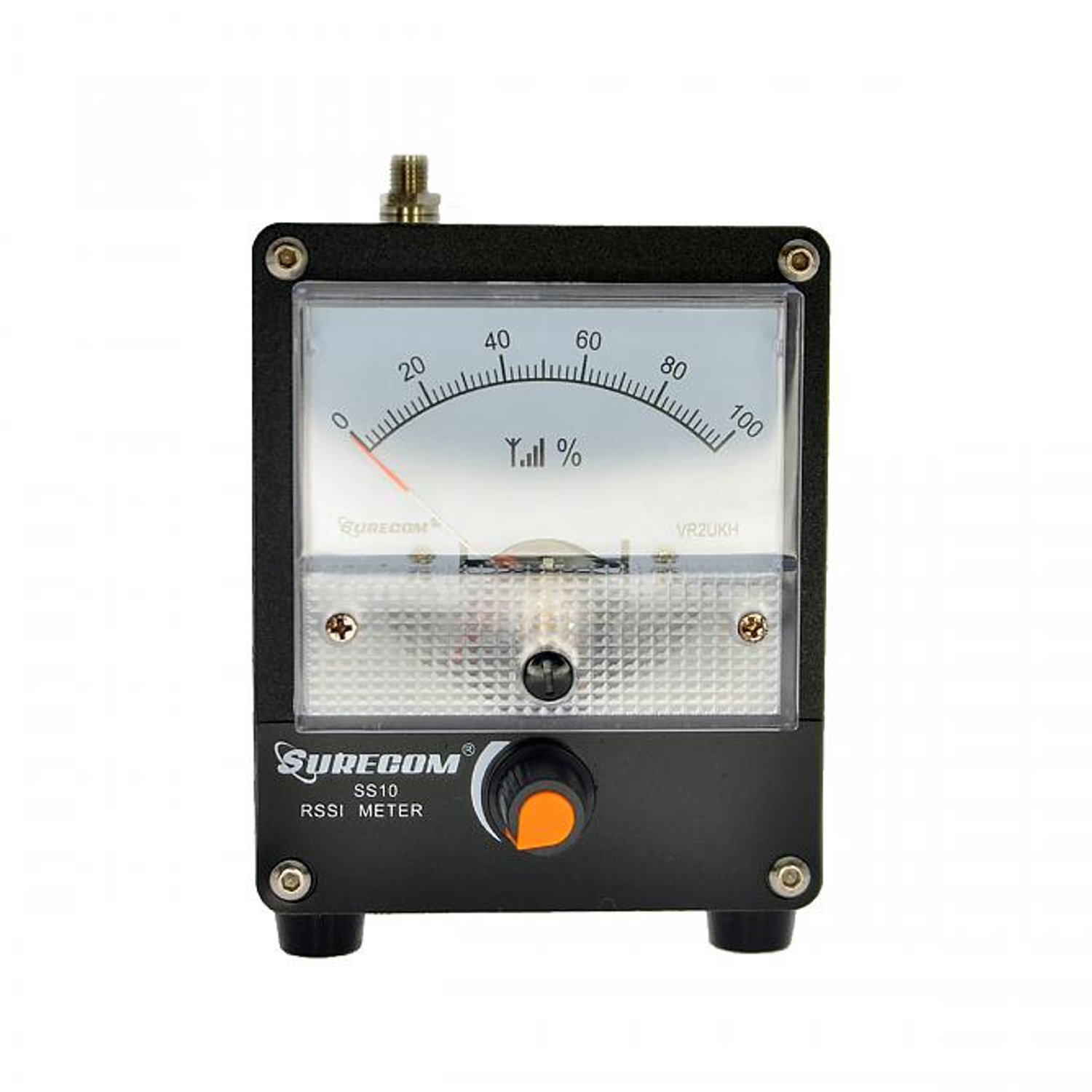 Portable Surecom SS10 100K-3GHz RF Signal Strength Meter Test Suitable Antenna for Walkie-talkie Use and Measure Radio Field