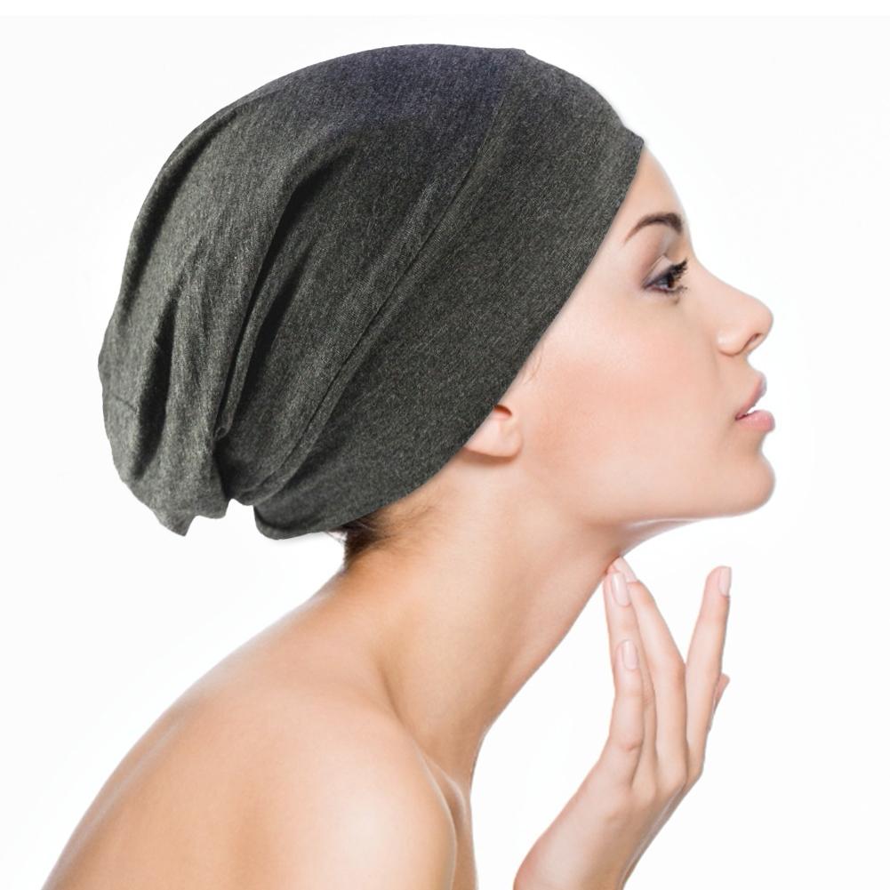 Vrouwen Satijn Effen breedgerande Slapen Hoed Nachtrust Cap Haarverzorging Motorkap Slaapmutsje Voor Vrouwen Mannen Unisex cap