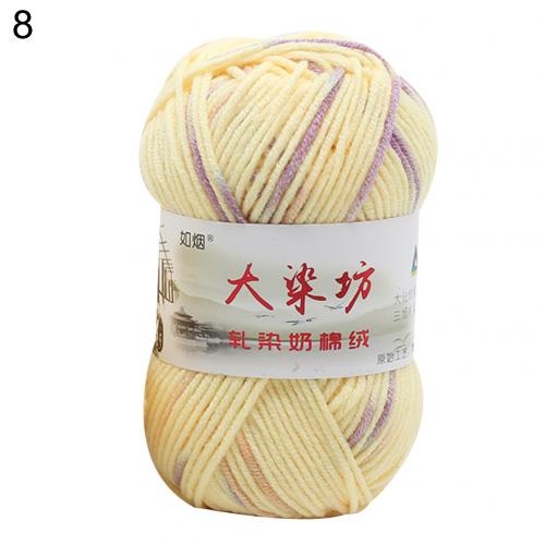 95m Cotton Knitting Yarn Crochet Yarn For Knitting Wool Yarn Warm For Kids Hand Knitted Yarn for Blanket Sweater: 08
