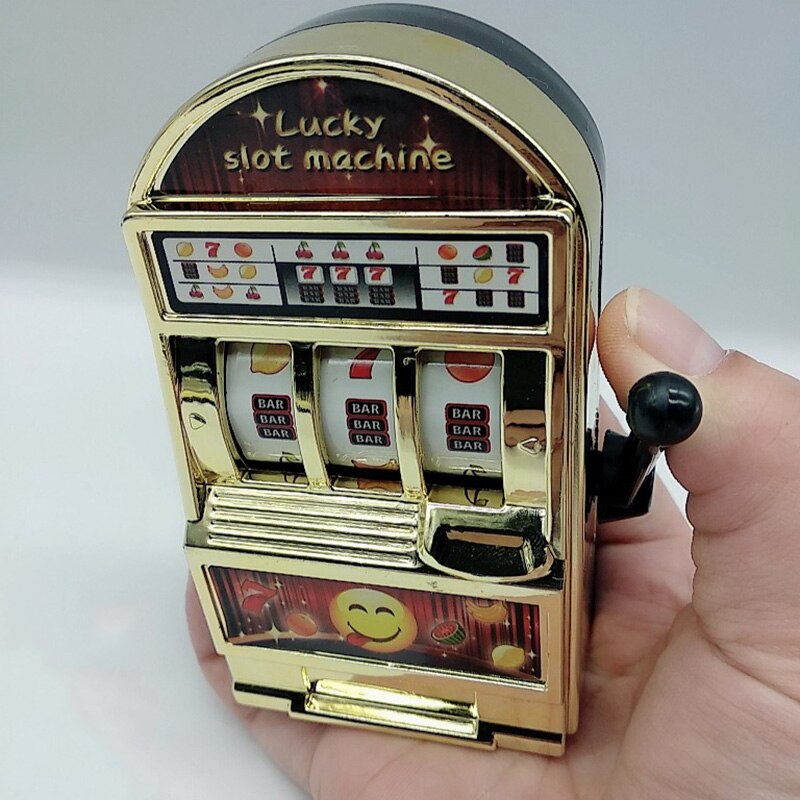 Lucky Jack Super Mini Slot Machine Fruit Anti Irritability Toy Fidget Decompression Office Fun Adult Children Game 2: Gold