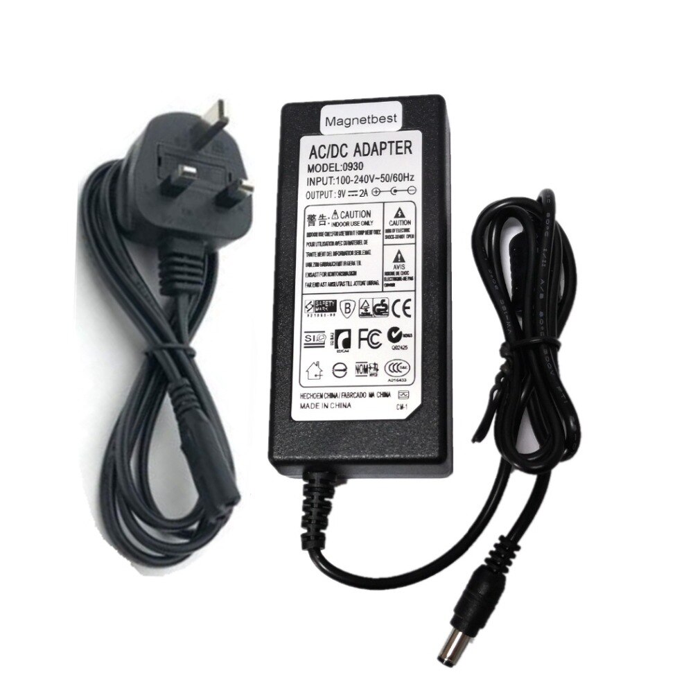 9V 2A Replacement AC DC Adapter Charger for Roland PSB-1U Drum Piano Keyboard GW7 GW8 Synthesizer Adapter Power Supply