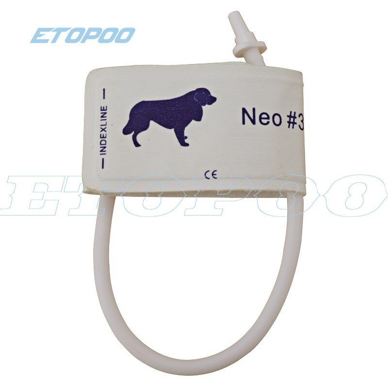 Veterinary Blood Pressure Cuff of Patient Monitor All Size Elephant Horse Dog Cat and Mouse for Small Animals with Single Tube