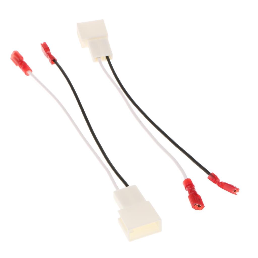2Pcs Speaker Adaptor Loom Connectors for 1987 Motorcycle Car Accessories