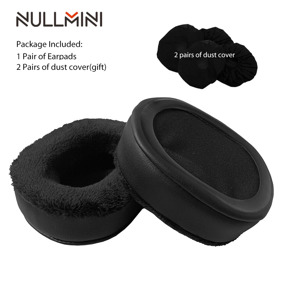 NullMini Replacement Earpads for Bluedio UFO Headphones Thicken Leather Earmuff: Thicken Velvet