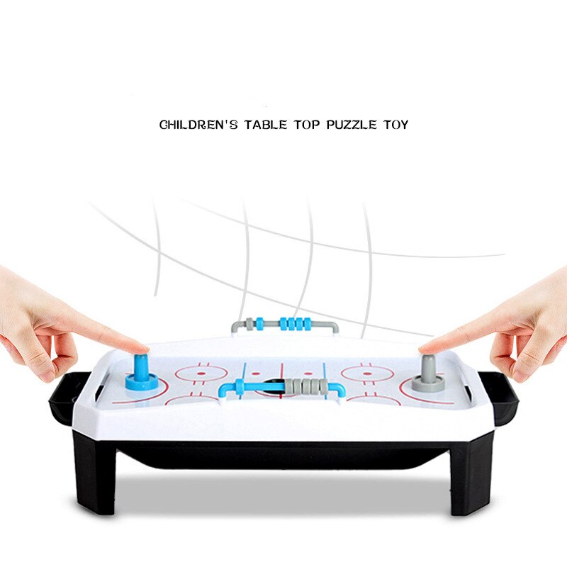 Tafelblad Air Hockey Tafel Mini Arcade Air Tafel Top Spel Voor Kinderen, Tieners, en Volwassenen Batterij-Operated Geen Inclusief Batterij