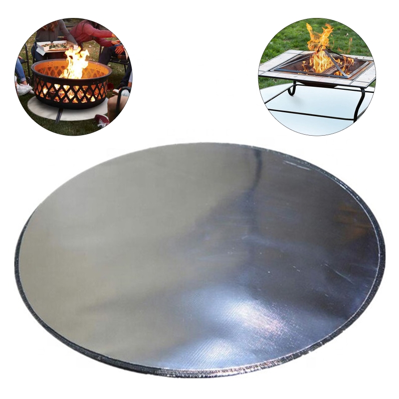 Tapis de protection de pont de fosse à feu, pare-feu haute température, pour pelouse, Patio