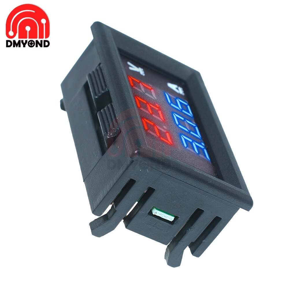 Mini Digitale Led Display Dc 100V 10A Voltmeter Auto Ampèremeter Ampermeter Panel Amp Stroom Spanning Meter Tester En 50A 75mV Shunt