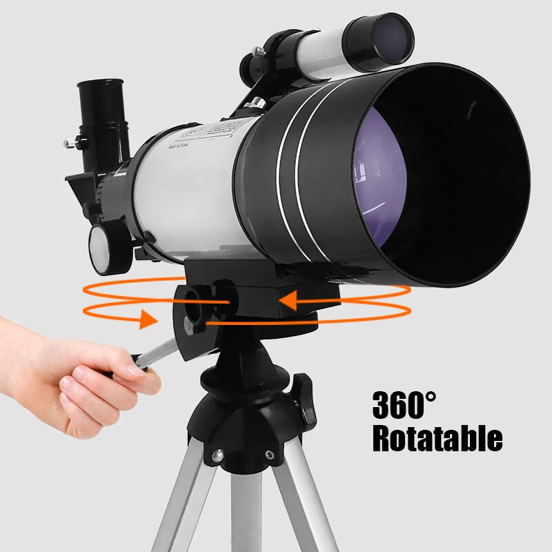 150X Terrestrial Astronomical Telescope HD Children Refracting Telescope Astrophile Student Space View Stargazing High Power
