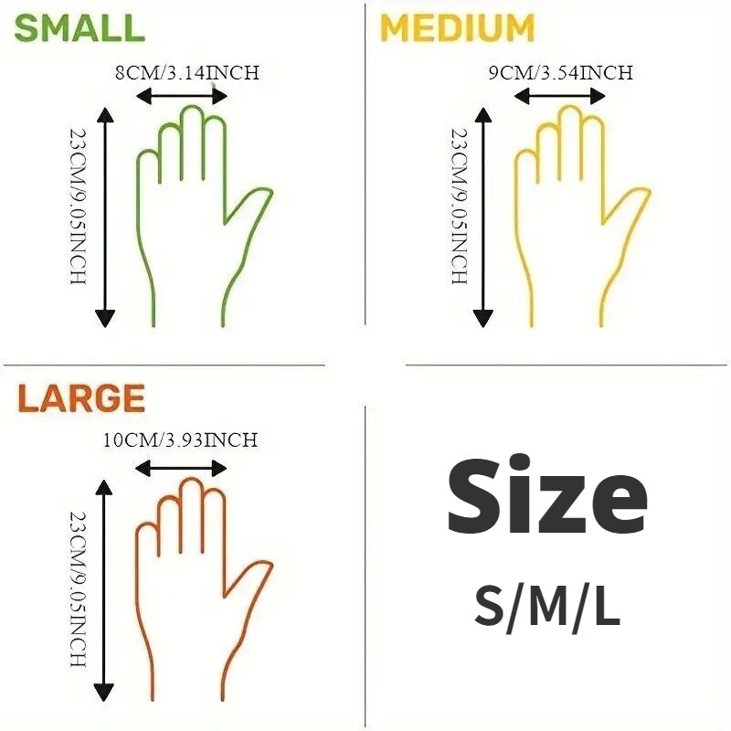 Guantes desechables de TPE para cocina, baño, restaurante, Camping, viajes, herramientas de limpieza del hogar impermeables a prueba de aceite, 100 Uds.