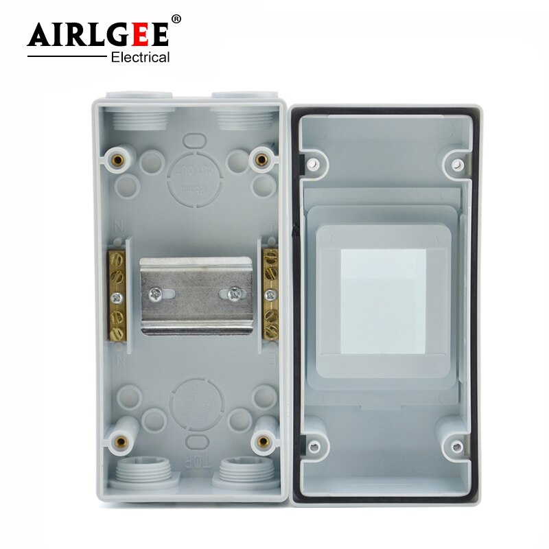 3-way household air switch box IP65 waterproof PC / ABS plastic three-phase with low voltage box